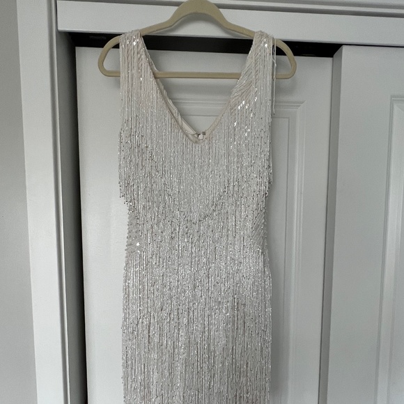 Nadine Merabi Sadie Dress White - Picture 5 of 10